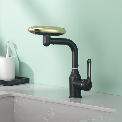 360° Rotatable Waterfall Faucet – 4 Modes, Stainless Steel 304