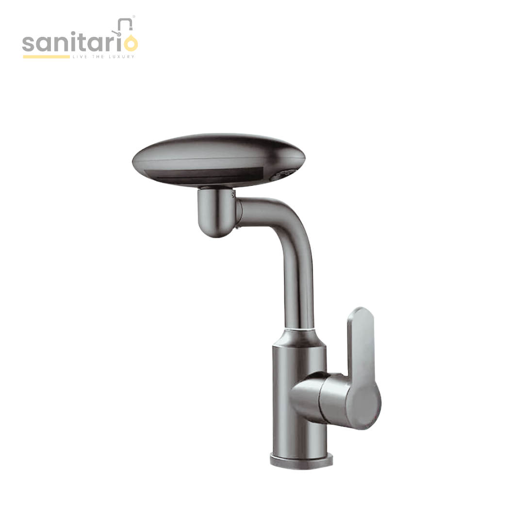 360° Rotatable Waterfall Faucet – 4 Modes, Stainless Steel 304