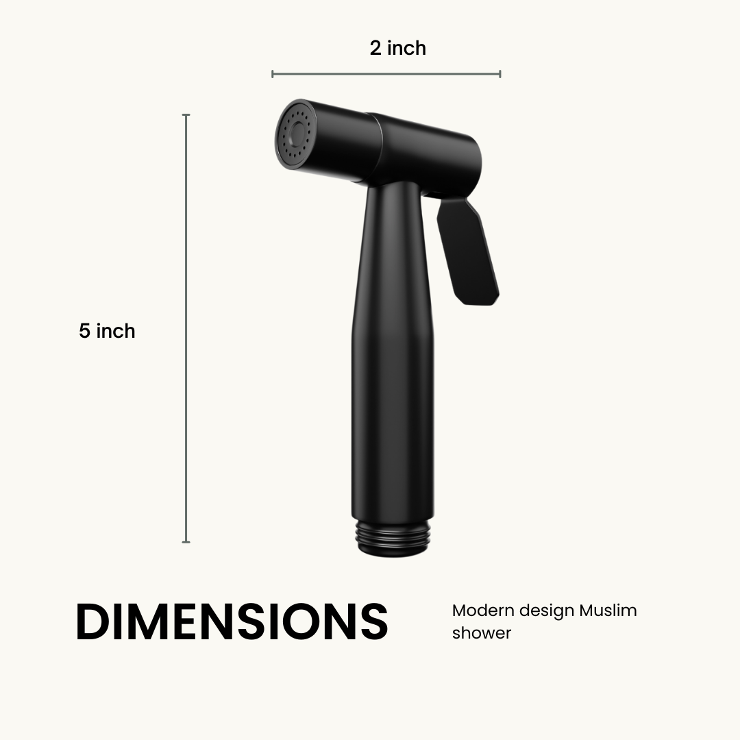 304 Stainless Steel Muslim Shower Set | Premium Quality| Leak Proof Technology – 3 Colors