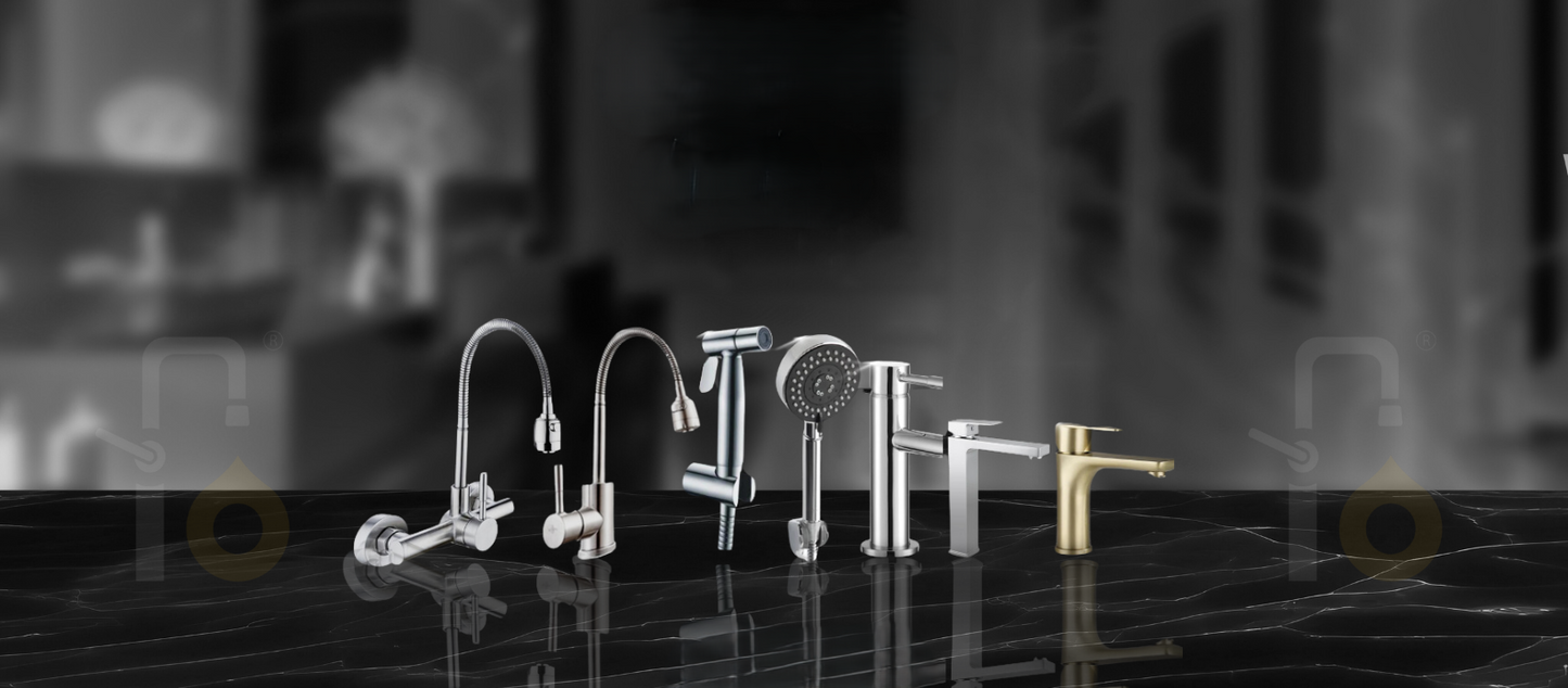 304 Stainless Steel Muslim Shower Set | Premium Quality| Leak Proof Technology – 3 Colors